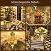 MiniCity DIY Book Nook Kit Miniature House Kit BookNook Suitable for and Birthday Collectible with LED Light Library - - - Beginners, Teenagers,