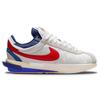 Sacai X Nike Zoom Cortez SP OG Unisex Sneakers White Varsity-Red Varsity-Royal DQ0581-100
