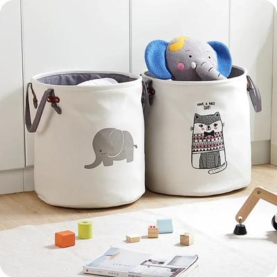 1 Stück faltbarer Korb zur Aufbewahrung von schmutziger Wäsche und Spielzeug, wasserdichter Aufbewahrungskorb für Kleidung und diverses Zubehör