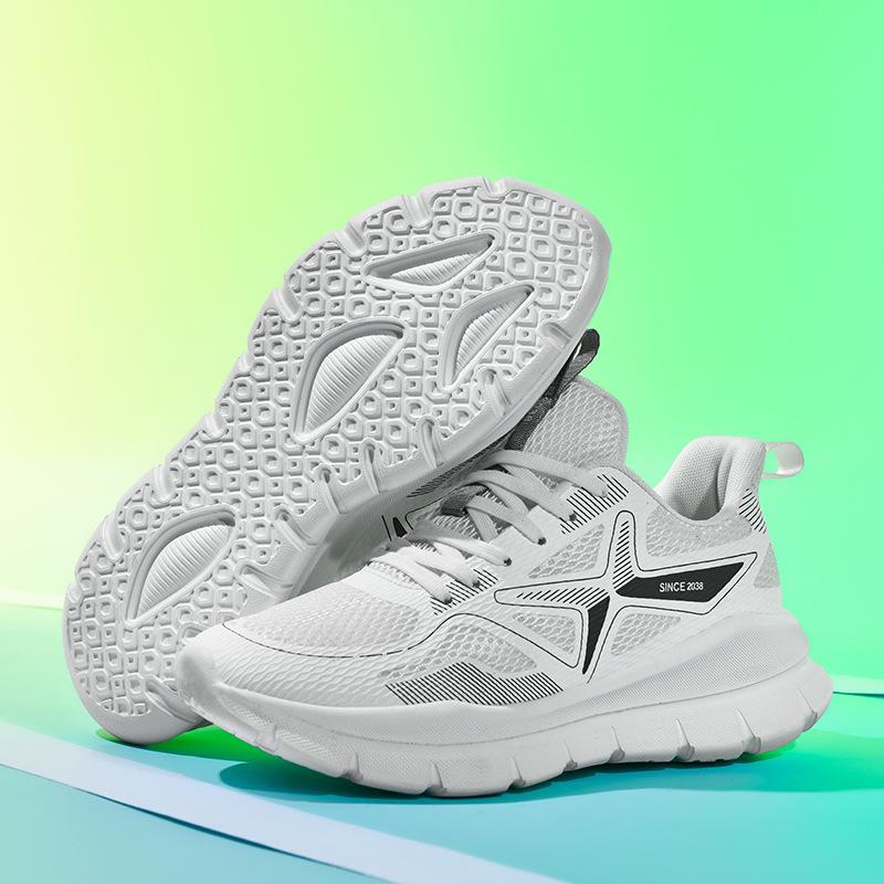 Autumn live broadcast explosion cushioning running shoes fashion versatile trendy shoes men's shoes women's shoes large size lightweight sports shoes