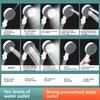 10 Spray Filtered Shower Head High-Pressure Handheld Water Saving Showerhead Fall Resistance Black White Bathroom Shower Nozzle