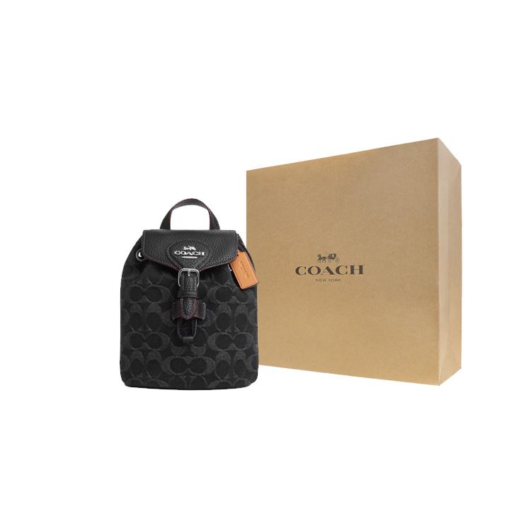 COACH Amelia Canvas With Cow Leather