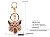 Men's Rhinestone Tiger & Leopard Head Keychain Animal Pendant Bag Charm 1359