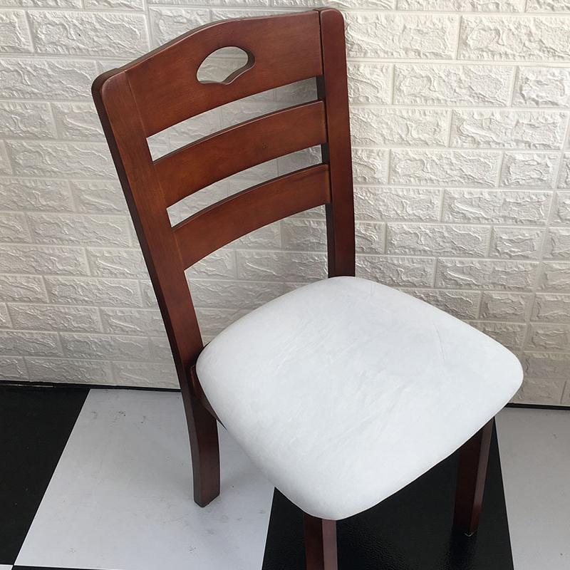 1/2/4/6 Pieces Velvet Fabric Super Soft Seat Cushion Covers Stretch Chair Cover Slipcovers For El Banquet Dining Living Room