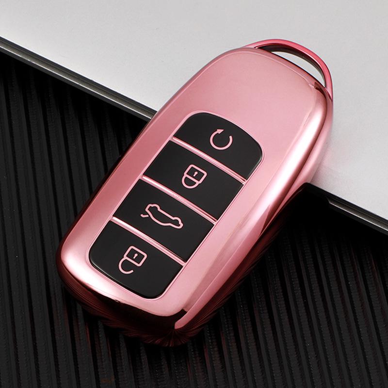 Compatible Key Case for Chery Arrizo 5, GX Tiggo 8/7/5X (2020 Model) - Includes Car Key Bag & Buckle