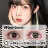 2024 New Arrival Natural Euro-american style Blue Green Colored Contact Lens with Power  Nature Profound 6 months  Blue Soft lens Set 0--0.8 14.5mm