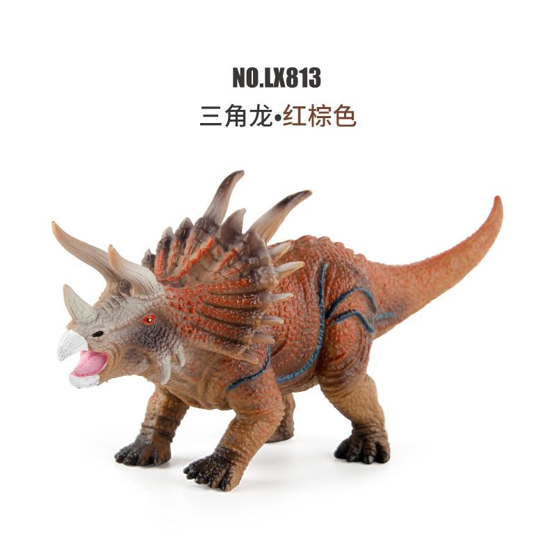 Durable Pvc Dinosaur Models For Kids With Realistic Stegosaurus And Triceratops Static Figurines In Colors Bright
