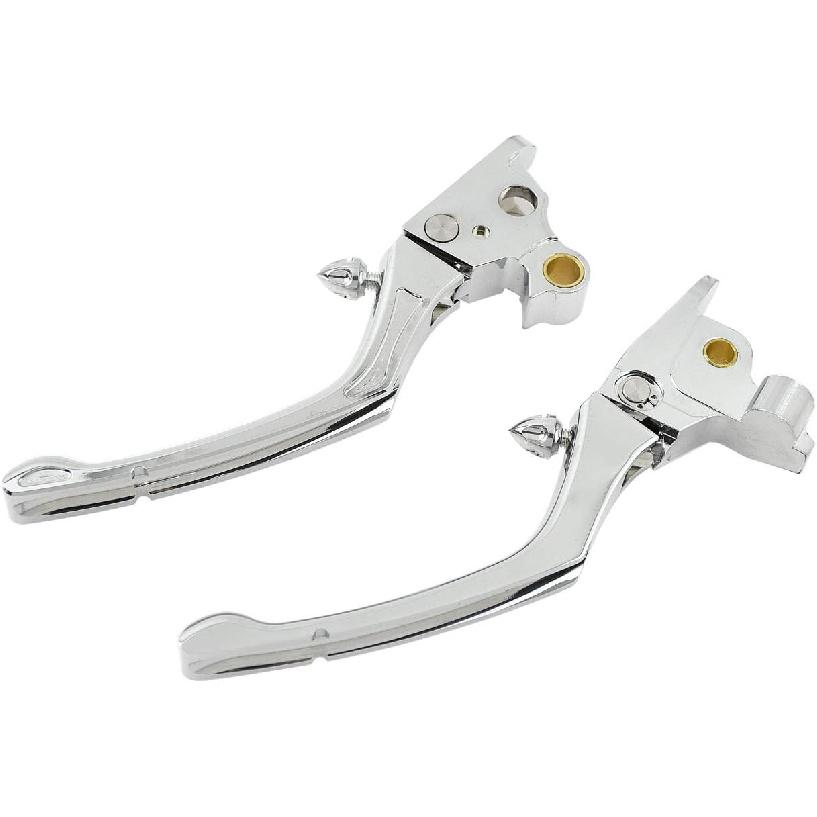 Motorcycle Brake Clutch Lever Hand Levers Fit for Harley Touring Road King Electra Street Glide Trike 2008-2013 Chrome