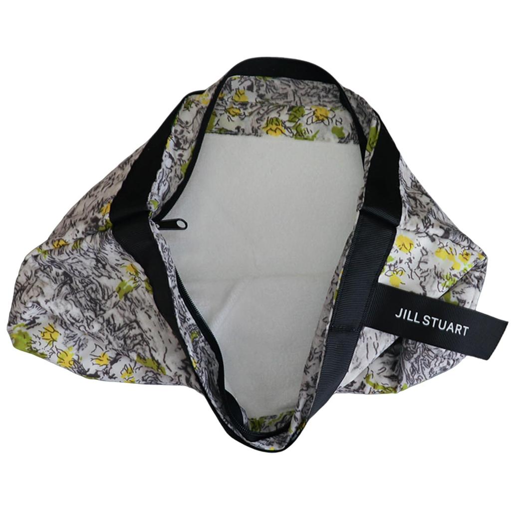 JILL STUART Folding Umbrella for Perfect for Car Rain and Features an Abstract Flower Pattern and Water 1JI Perfect for Blue Case/Bag Women, Use,