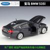 WELLY 1:24 BMW 535i Limousine Legierung Druckguss Modellauto - Offiziell Lizenziertes Luxusauto mit zu öffnenden Türen Sammler-Display Geschenk