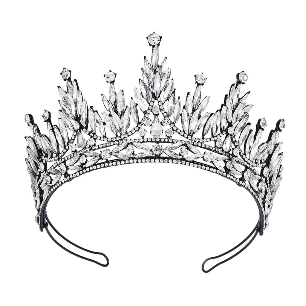Luxurious Hair Hoop Girl Birthday Party Elegant Pageant Water Drop Crystal Girl Wedding Costume Headwear