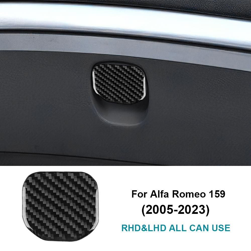 Real Soft Carbon Fiber Sticker For Alfa Romeo 159 2005-2017 2018 2019 2020 2025 2025 2025 Car Co-pilot Storage Box Accessories