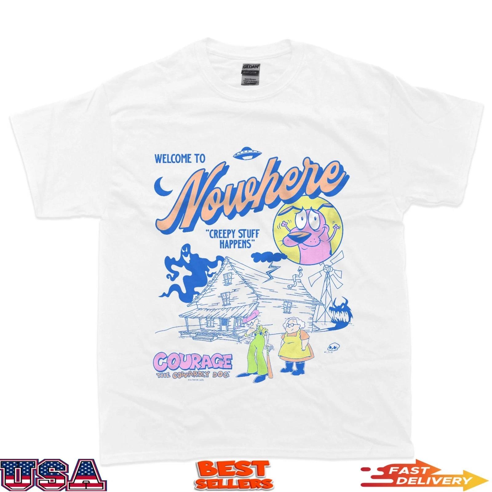 

Courage the Cowardly Dog Welcome to Nowhere Cartoon T-Shirt 4XL