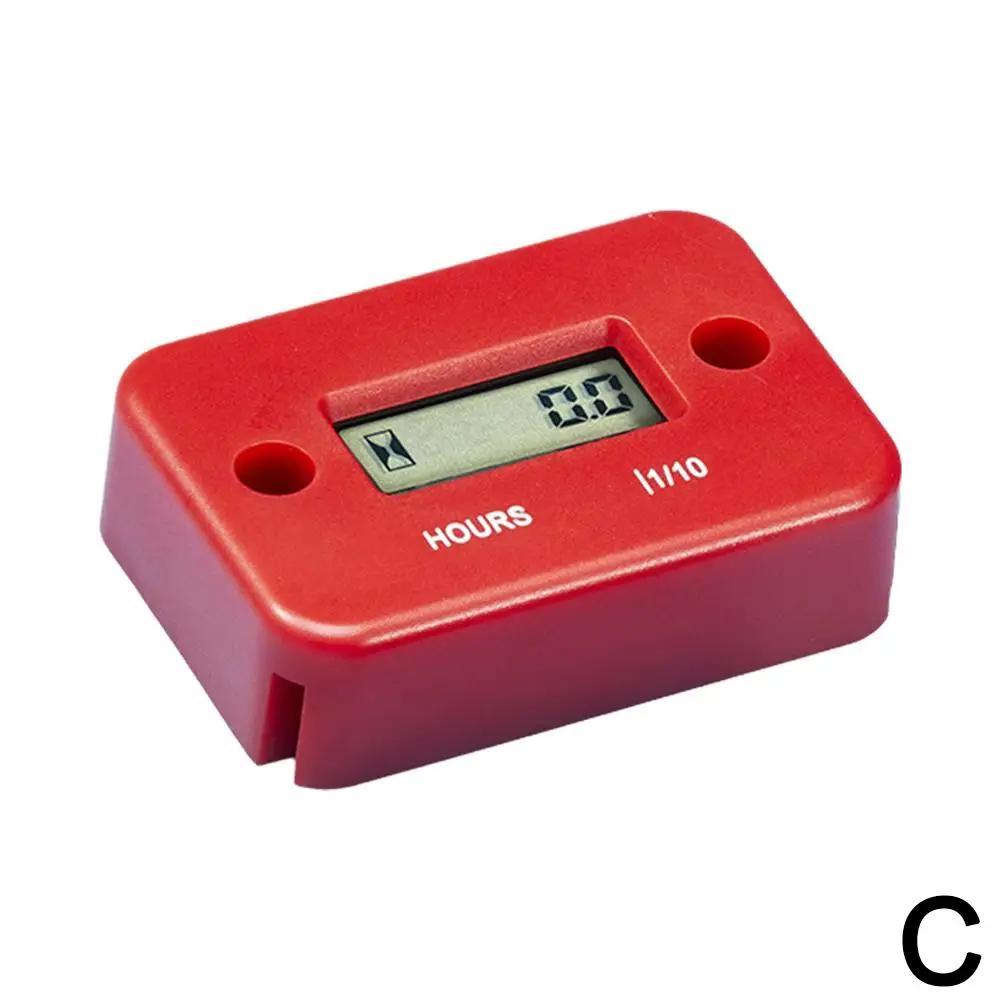 Motorsykkelinstrumenter Motor R Arbeidende Turteller Timeteller Vanntett LCD-skjerm Digitalt Instrument For Bil Båt R C5w8
