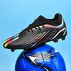 Low top 2025 long nails short broken student one 2025 training football shoes men's game sports shoes flying woven nails