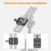 Leaplumin aluminum plate 38mm wide dovetail standard Fits 38mm and ball quick-release clamp. compatible, Arca-Swiss compatible. quick-release plates,