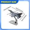 1:100er Maßstab F16C Kampfjet Modellflugzeug Ausstellungsflugzeug Flugzeug Sammlergeschenk mit Ständer
