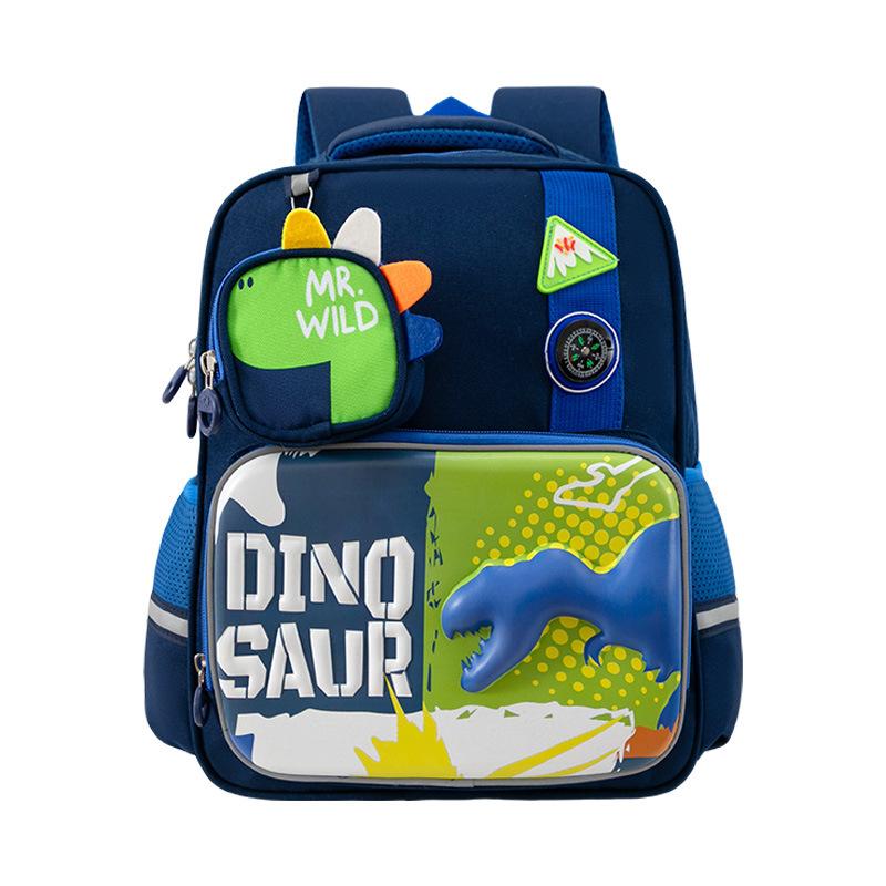 Little Dinosaur Boys and Girls Backpack - Cute Small Horse Large-capacity Student Schoolbag Children's Backpack