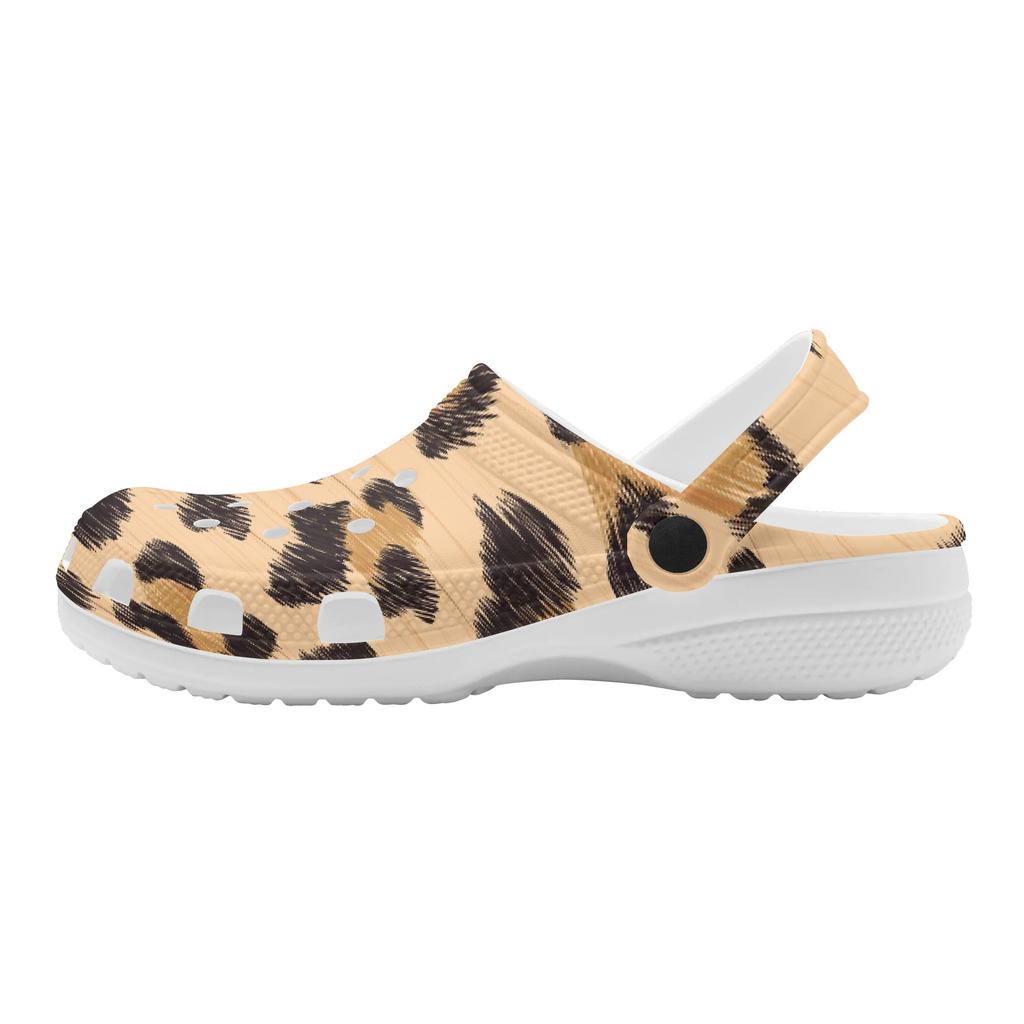 Pattern Printed EVA Slip On Clogs Women Men Flexible Lightweight Casual Shoes Soft Sole Summer Sandals Casual Daily Wear