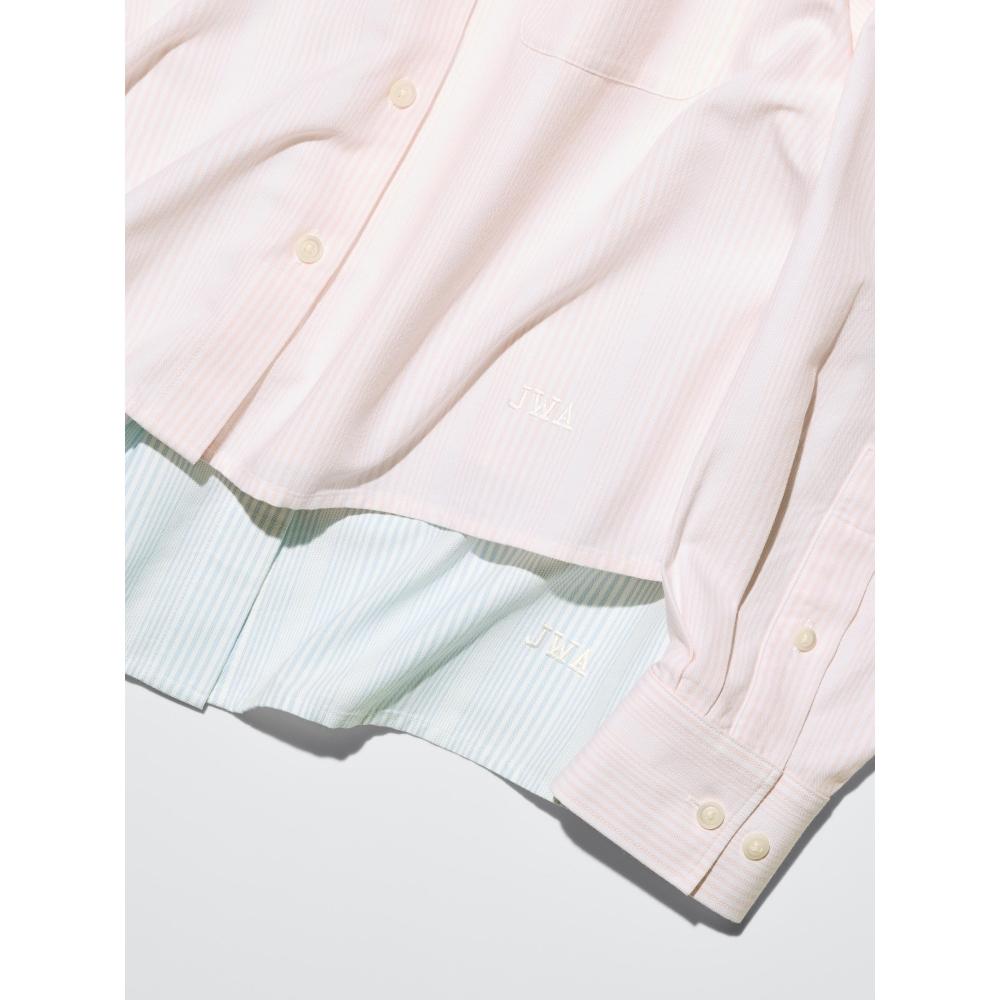 Uniqlo Oxford Boxy Shirt  Long Sleeve  Stripe