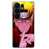 Phone Case - MANIACASE - Samsung Galaxy S26 Ultra - Silicone TPU - Naruto Crossed Hands Pattern - Black