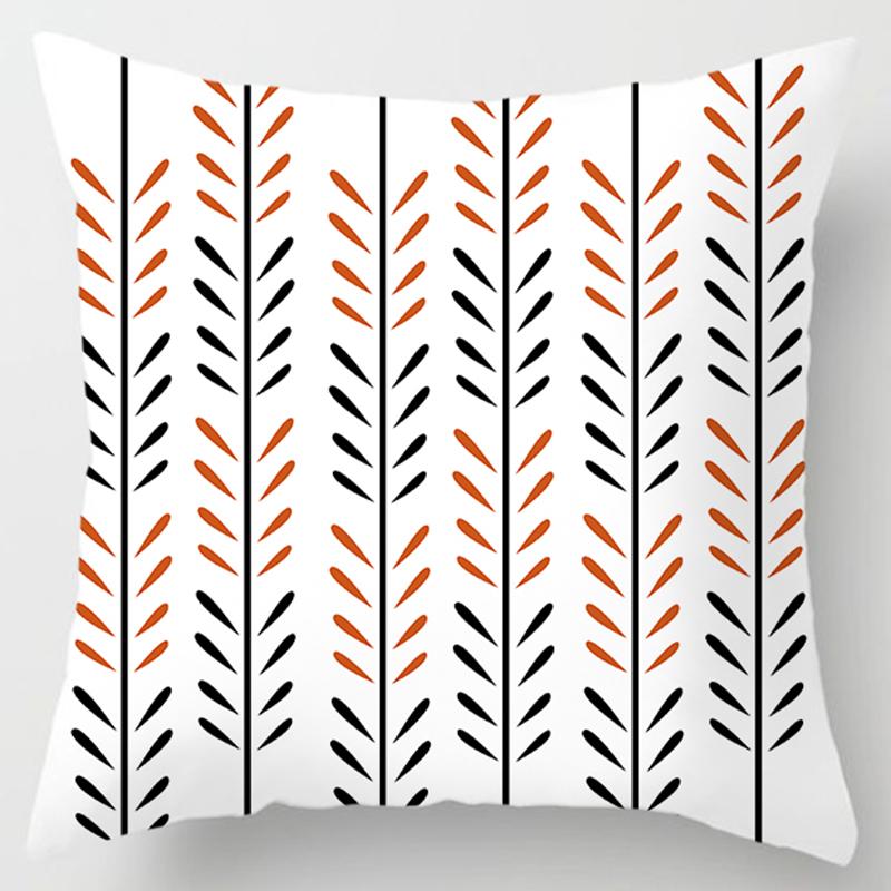 Square Pillow Geometric Print Pattern Cushion Cover Home Living Room Sofa Car Decoration Throw