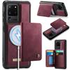 CaseMe Me80 Magnetic RFID Wallet Phone Case For Samsung Galaxy S24 FE 5G, Detachable Multi Card Slot Kickstand Anti-Theft Cover