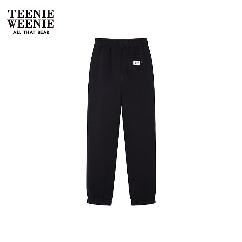 Teenie Weenie Women's Bear Embroidered Drawstring Casual Sweatpants