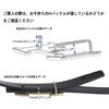 [GangTu] H Full Grain Leather Belt Replacement Strap Buckleless Width 32mm Black Waist: 32 Inch