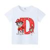 PAW Patrols Children Short Sleeve T-shirt Summer Kids Cartoon Printed Clothing Boy Casual Cotton Tee Girl Anime Cute Tops Gifts