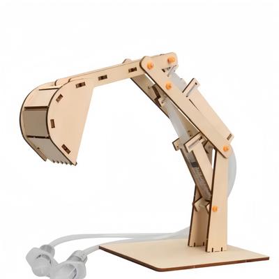 DIY Hydraulischer Bagger Modell Kinder Tecnologia Wissenschaftsspielzeug Experimentierwerkzeugsatz Lehrmittel für Kinder Physik Pädagogisch