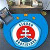 Tappeto Rotondo Slovan Bratislava Sotto Sedie da Ufficio Camera da Letto Soggiorno Arredamento per la Casa