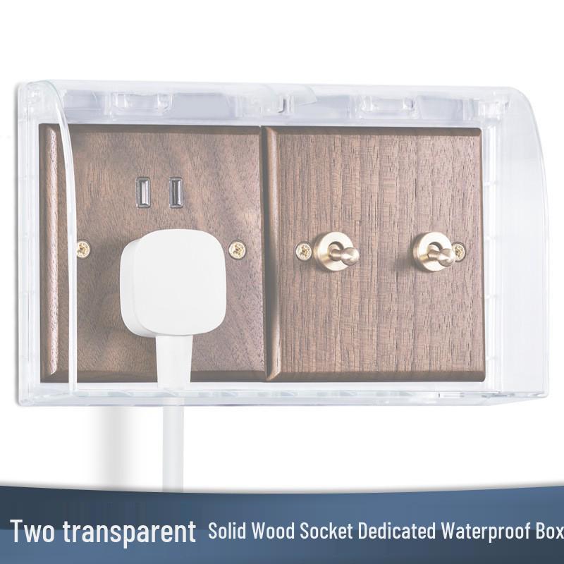 Waterproof Bathroom Socket Cover for Shower & Water Heater Protection
