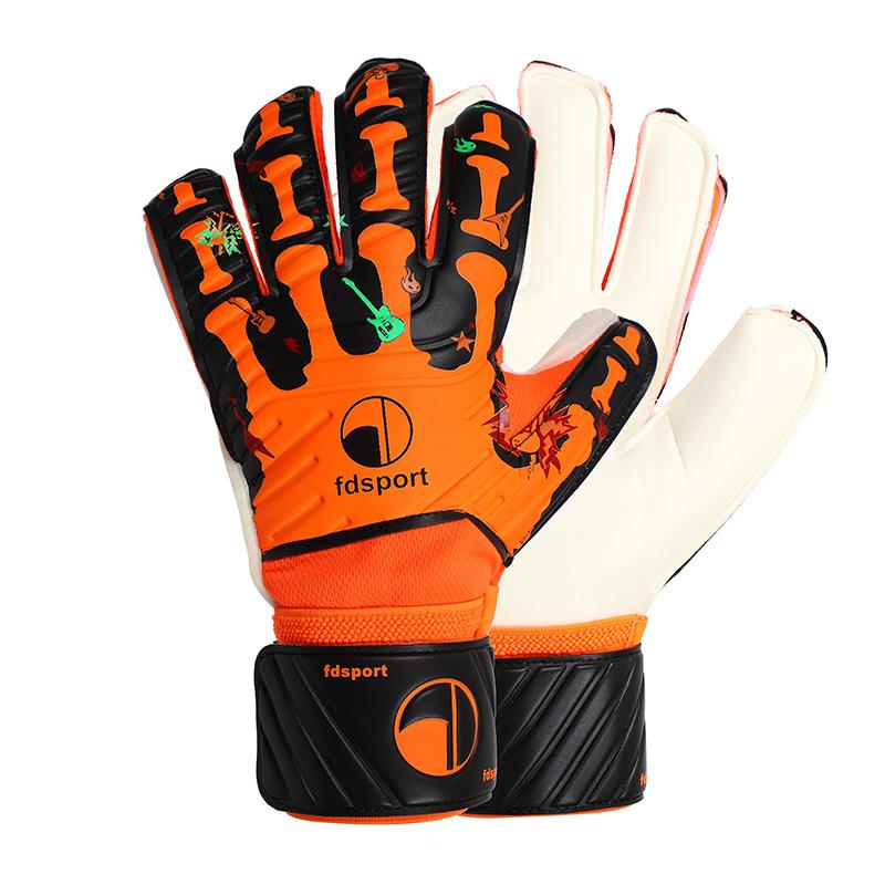 New Football Goalkeeper Gloves Latex Finger Protective Gloves Professtional Competition 5 Fingers Protection for Kids Adults