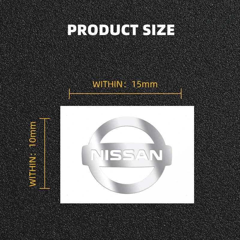 DIY 3D Metal Car Interior Decoration Sticker Car Accessories For Nissan Qashqai X J10 J11 Trail Tiida Teana Skyline Juke X-trail