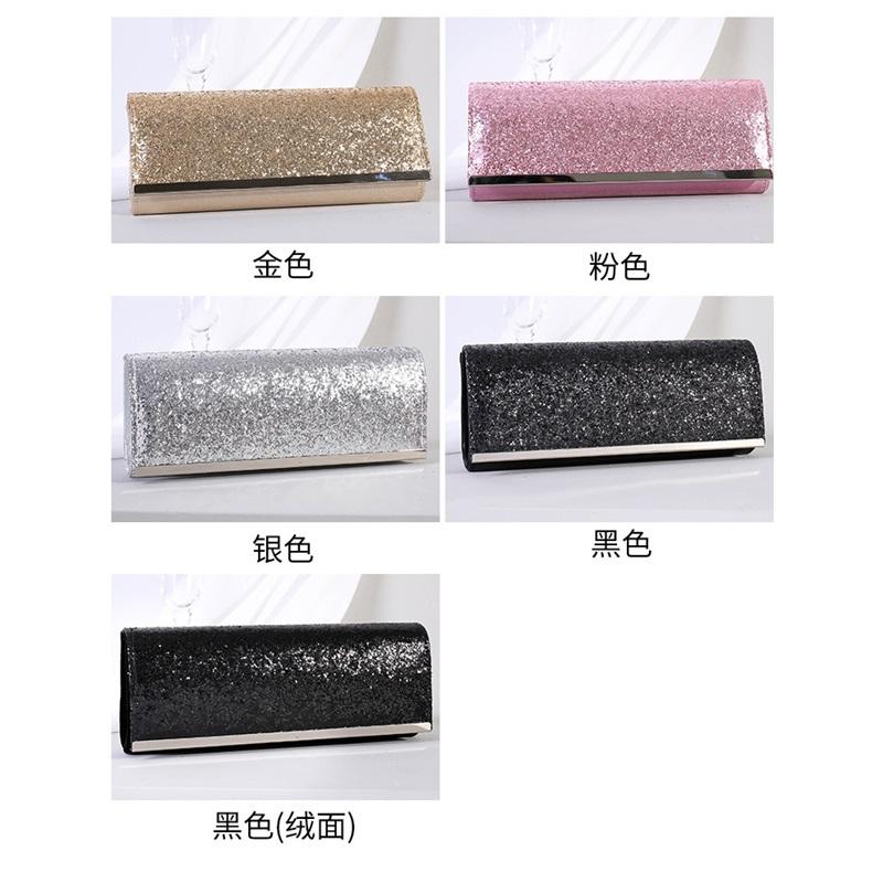 Sequin Women Evening Clutch Bag, Sparkly Mini Crossbody Shoulder Purse for Wedding Party Daily