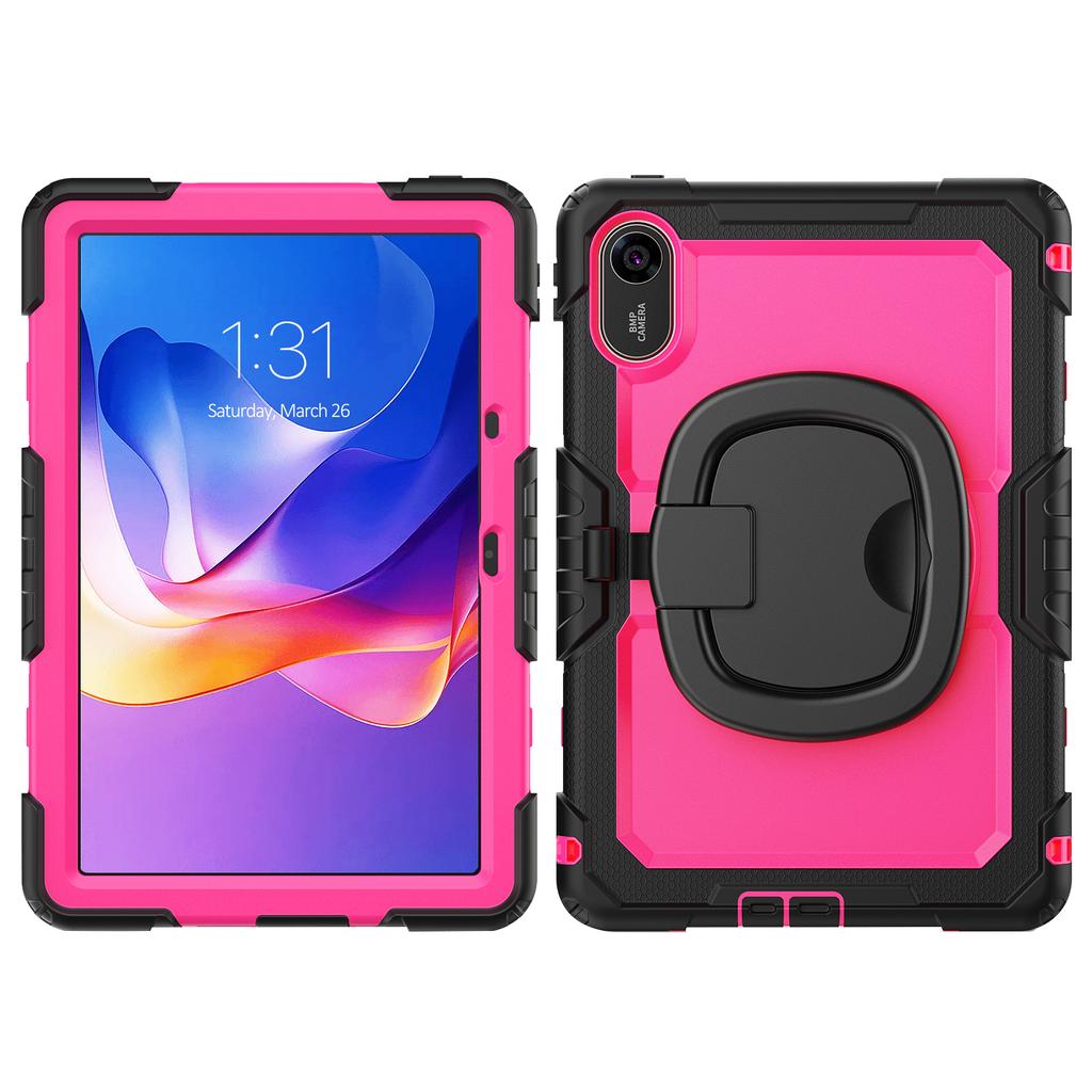 Heavy Duty Rugged Protective Case 360° Rotating Kickstand & Handle Grip,Shoulder Strap For Xiaomi Redmi Pad 2 11 Inch