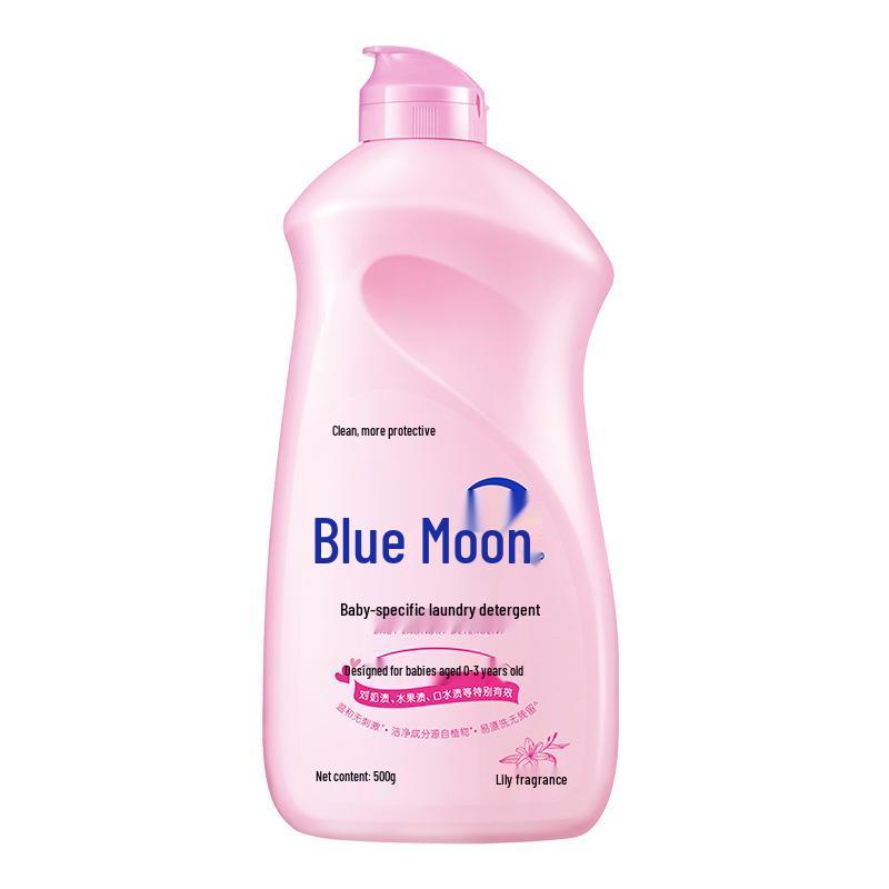 Baby Laundry Detergent - Gentle Stain Remover & Milk Stain Cleaner, No Fluorescent Agents, Bottled by Bluemoon.