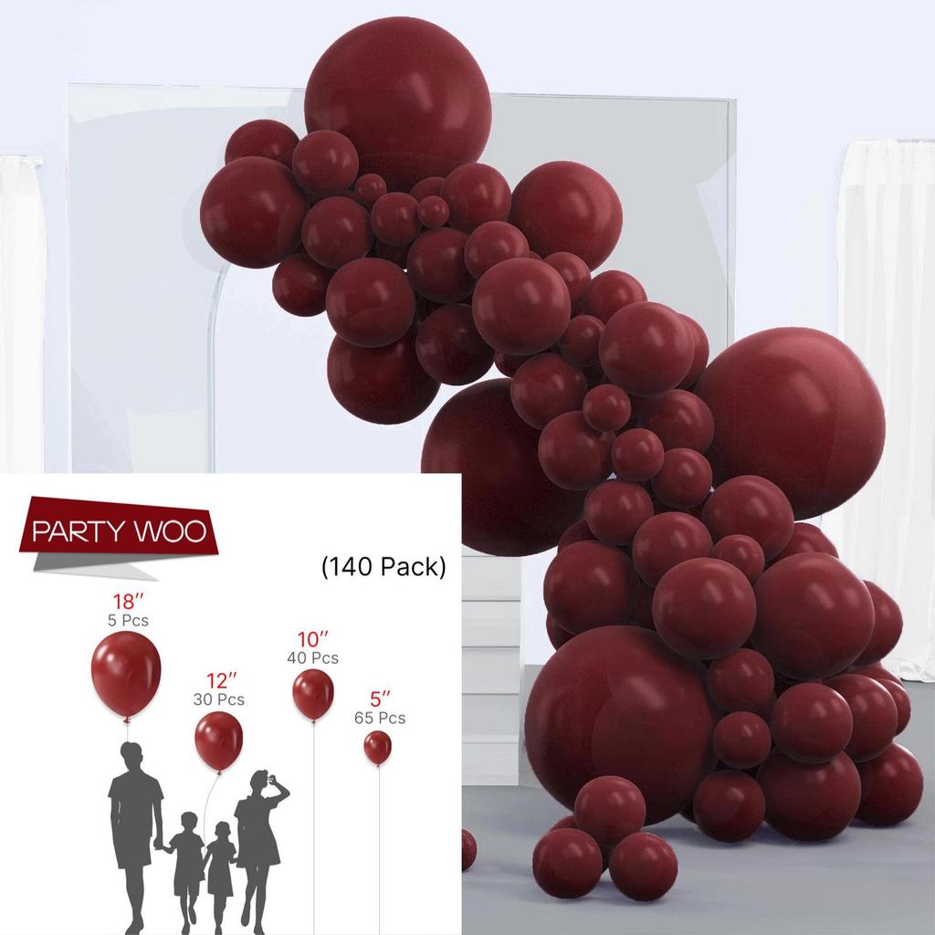 Conjunto de Balões Macarons Matte e Metálicos para Decorações de Festa de Aniversário Multicena