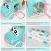 Baby Musical Instruments Toys Animal Bus with Piano Keyboard Xylophone Drum Color Learning Montessori Toys for Toddler Boys Girl