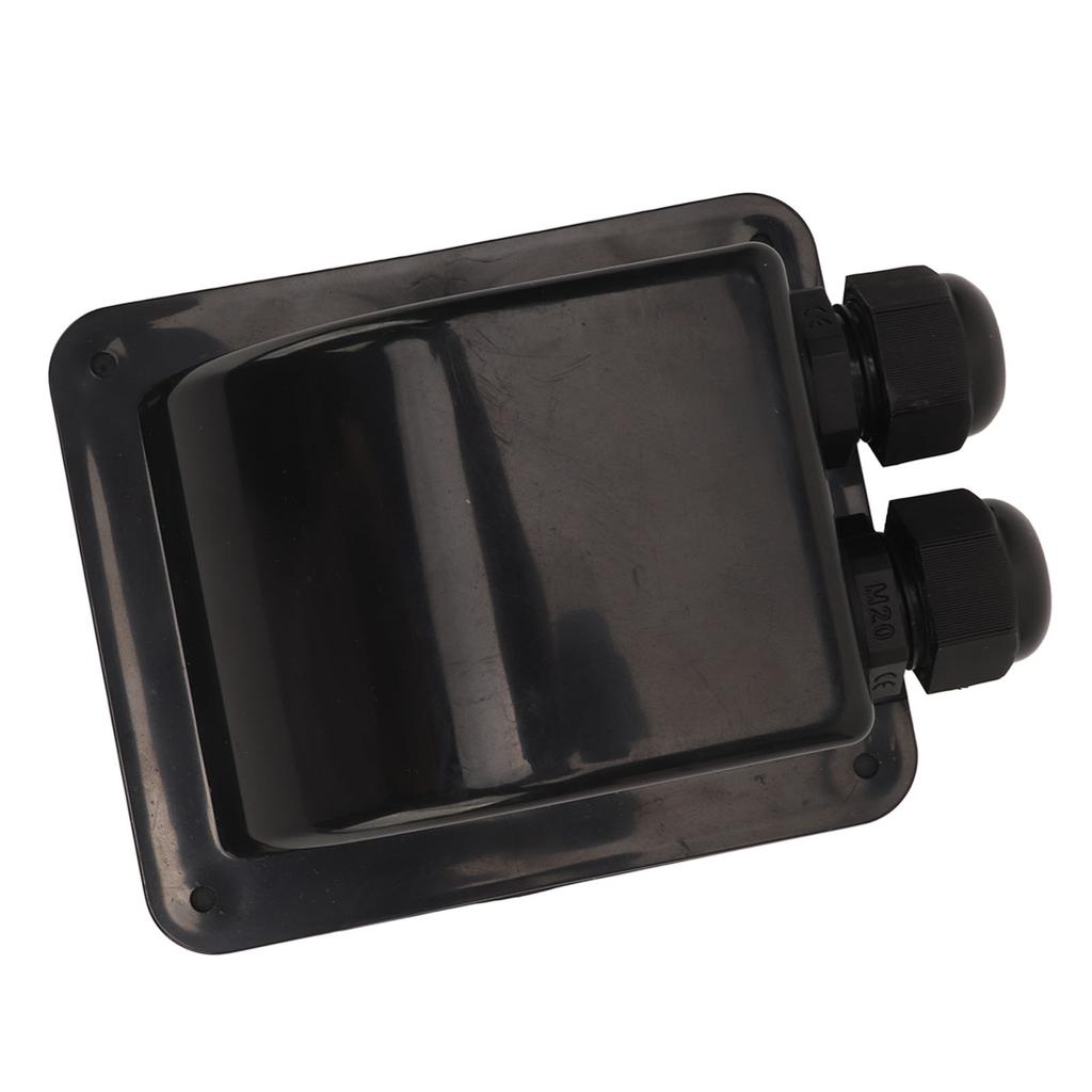 Solar Double Cable Entry Gland Box Rainproof Housing for RV Roof Boat Yacht Camping Travel Panel 6mm²‑12mm²