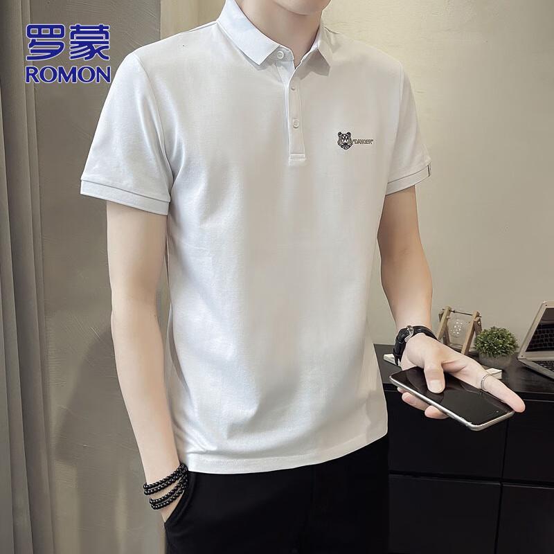 ROMON Men s Short Sleeve Polo Shirt XXXL