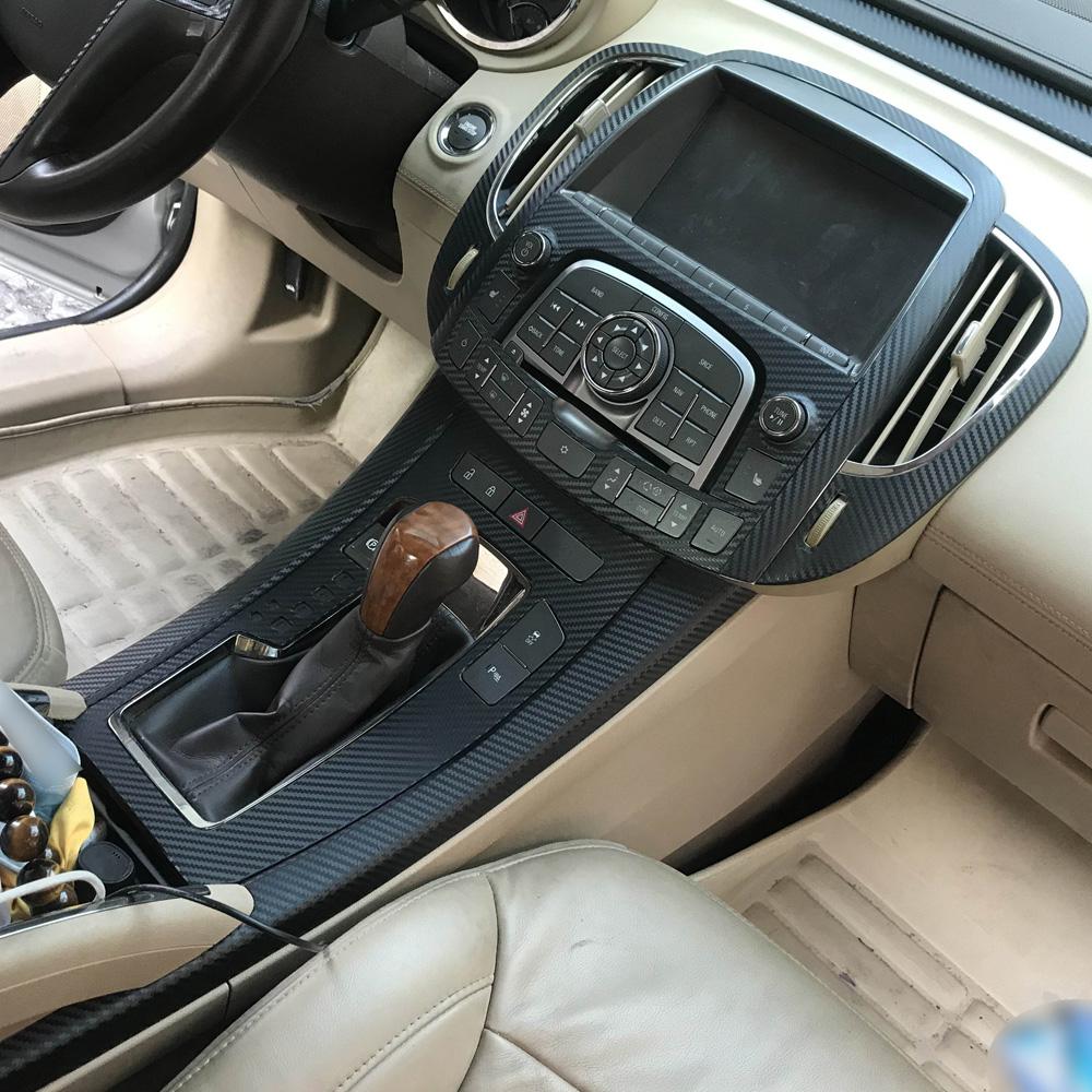 Carbon Fiber For Buick Lacrosse 2009-2012 Car Film Interior Sticker Center Console Gear Dashboard Air Door Handle Lift Panel