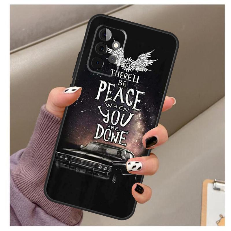 Supernatural CARRY ON MY WAYWARD Case For Samsung Galaxy A35 A55 A15 A32 A12 A22 A52 A06 A54 A34 A14 A56 A36 A26 A16 A13 A53