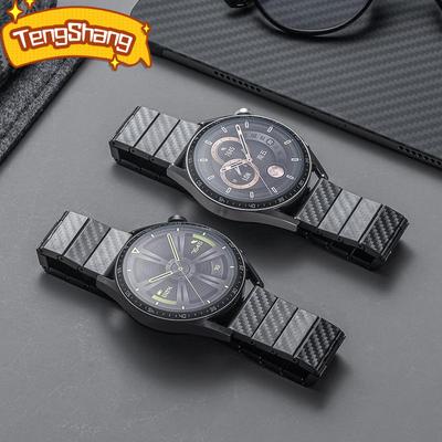 22mm Metal Strap for Samsung Galaxy Watch 3 Huawei GT2 Amazfit GTR Carbon Fiber Bracelet Wristband for 20mm Samsung Watch 5 Pro/6/4 Wristband Strap