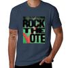 Vintage Rock The Vote Tshirt Relaxed Casual Short Sleeve Tee
