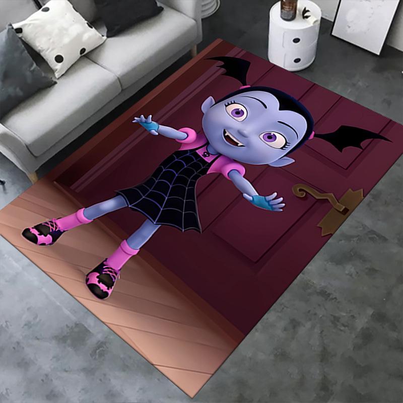 Office Carpet - Vampirina Hauntley Vampire Theme Decorative Carpet for Sofas and Chairs, Party Decoration (Vampire Pattern)c098