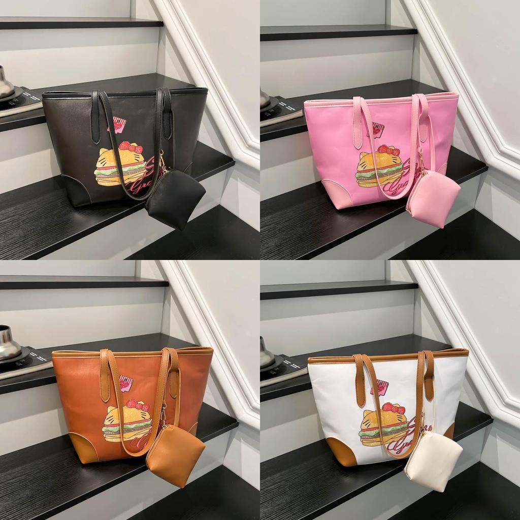 Cartoon Bear Bag With Pu Material And Street Style For Daily Use