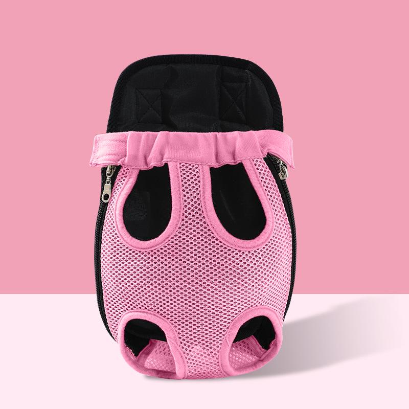 Pustende firebent dobbel skulder kjæledyr reise ryggsekk