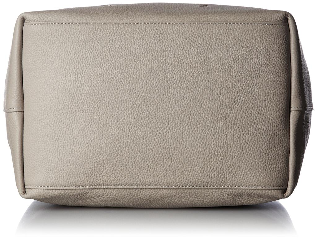 Cowhide Dot Embroidery Tote Bag LGRY [Perke] 08-00-07470 Women's